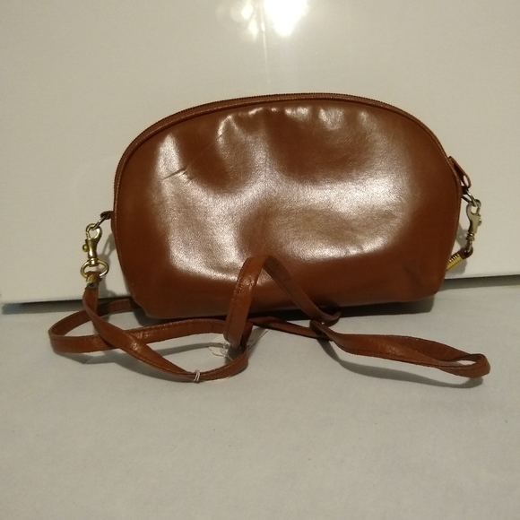 Brown Vinyl Purse - Picture 3 of 3